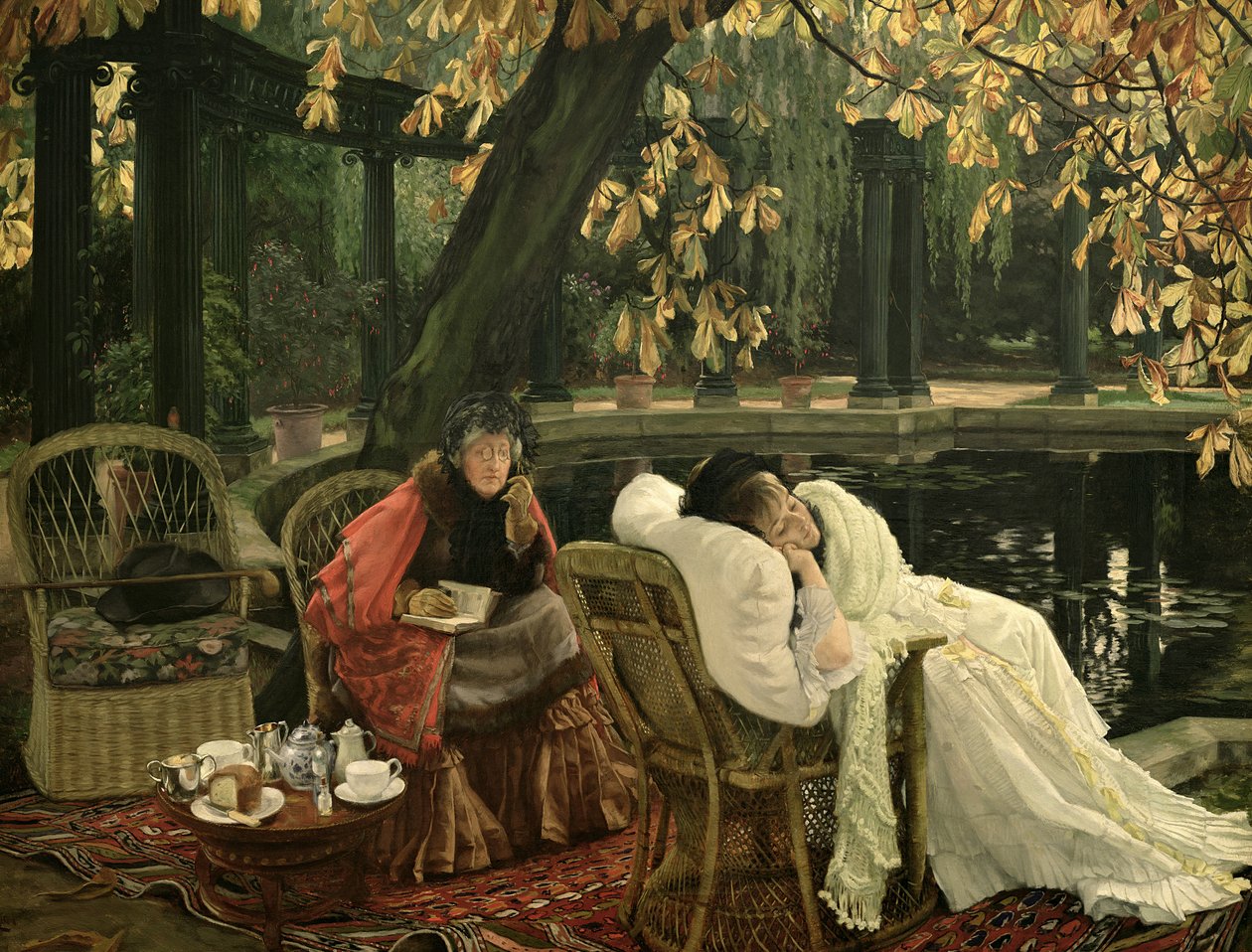 Un convalescente, c.1876 da James Jacques Joseph Tissot