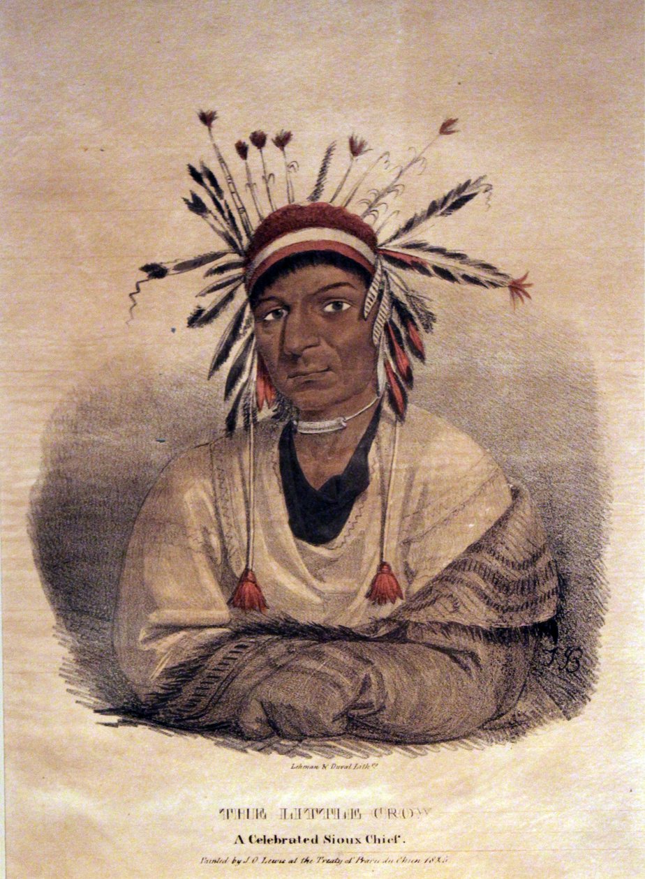 Il piccolo corvo, un celebre capo Sioux da James Otto Lewis