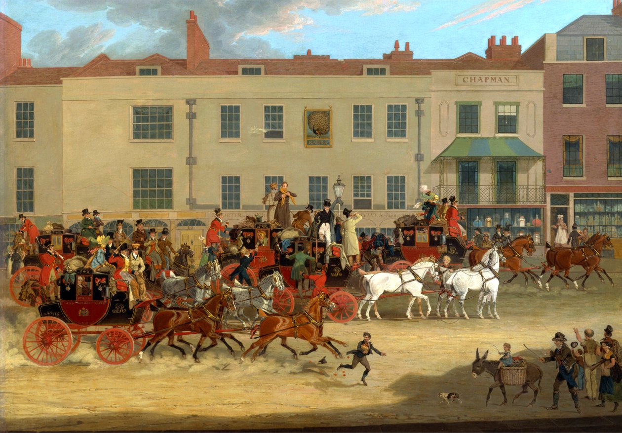 Poste del Nord al Peacock, Islington da James Pollard