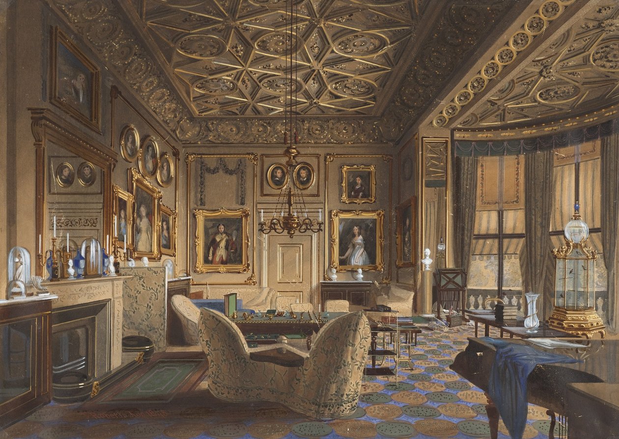 Salone Particolare della Regina al Palazzo di Buckingham da James Roberts