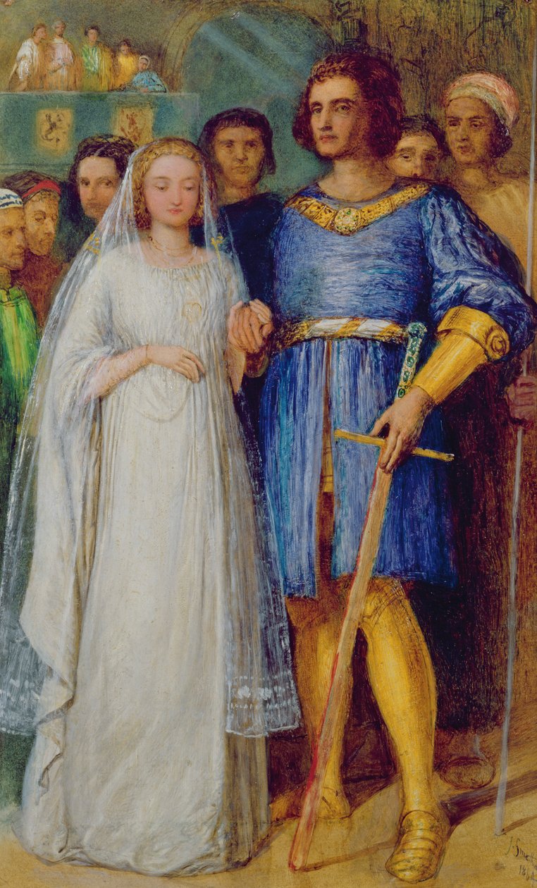 Le nozze del cavaliere da James Smetham