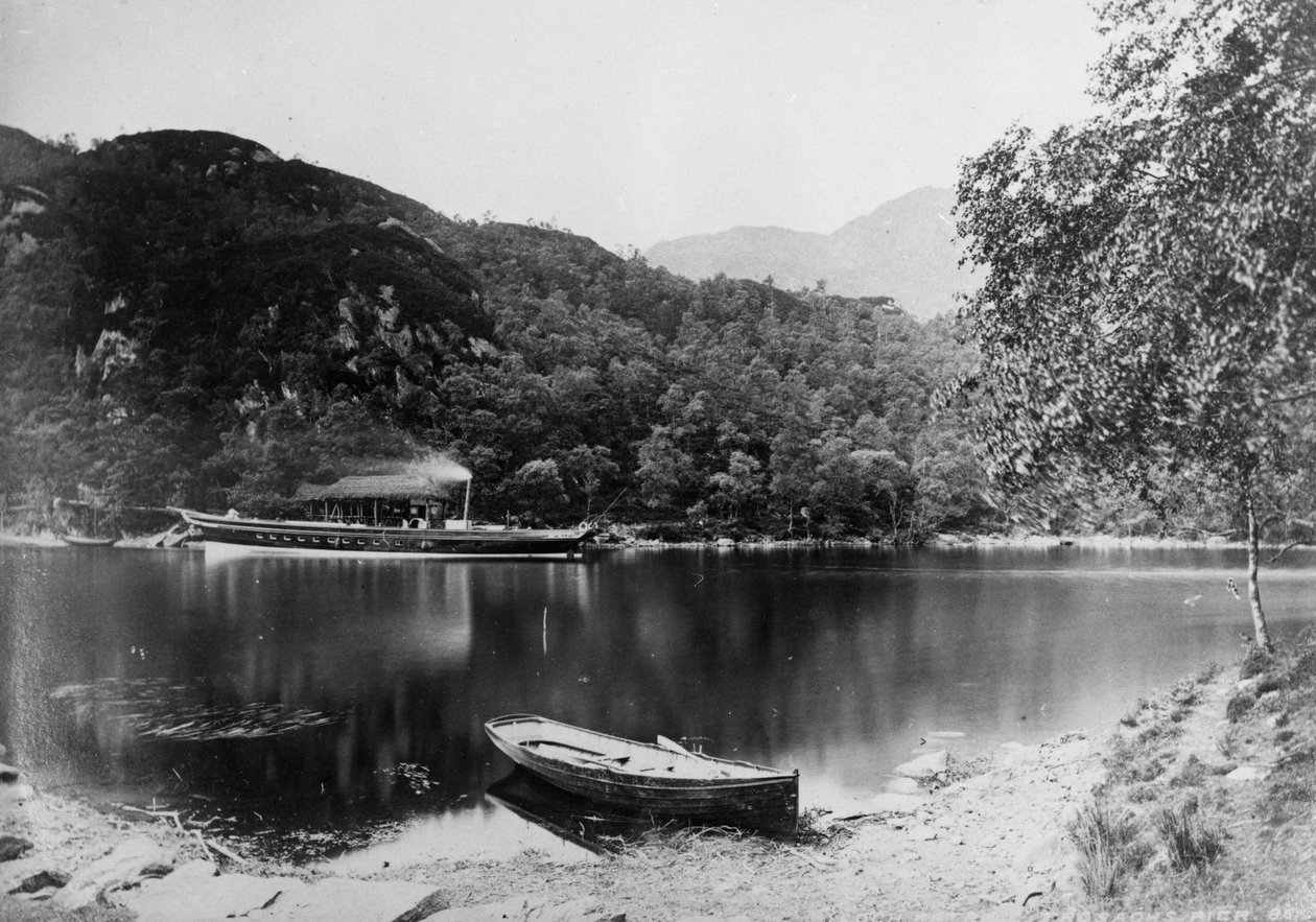 Loch Katrine - Molo di Trossachs, c.1860s da James Valentine