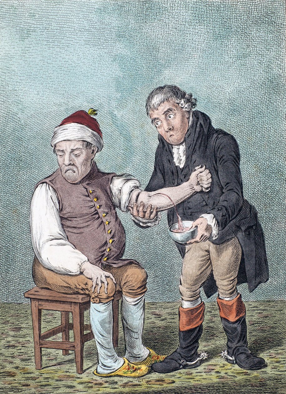 Salasso da James (after) Gillray