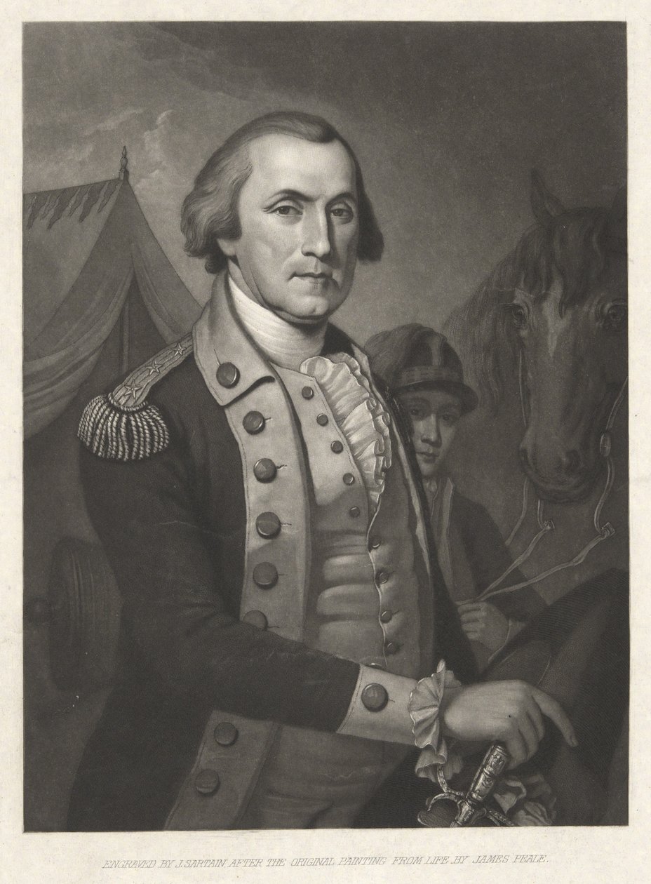 George Washington, pub. 1850 da James (after) Peale