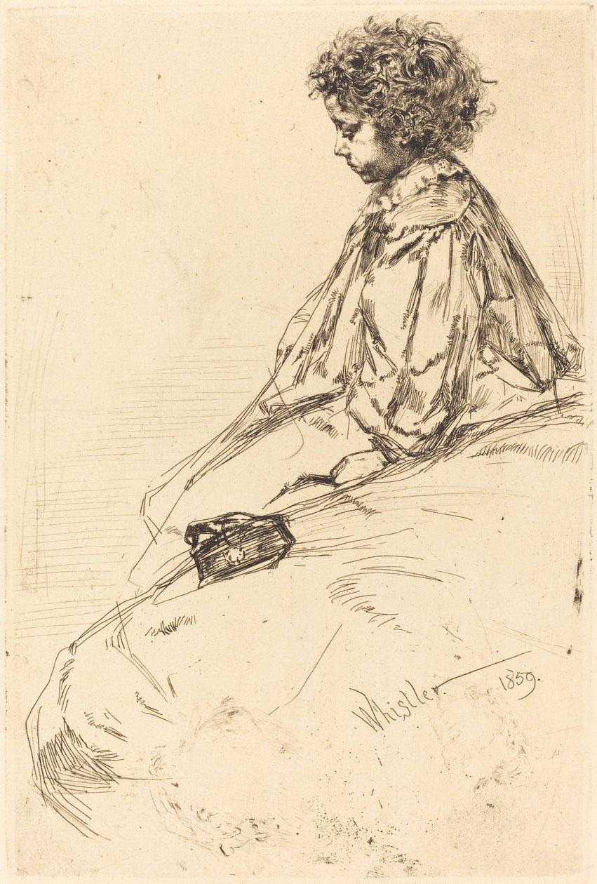 Bibi Lalouette, 1859 da James Abbott McNeill Whistler