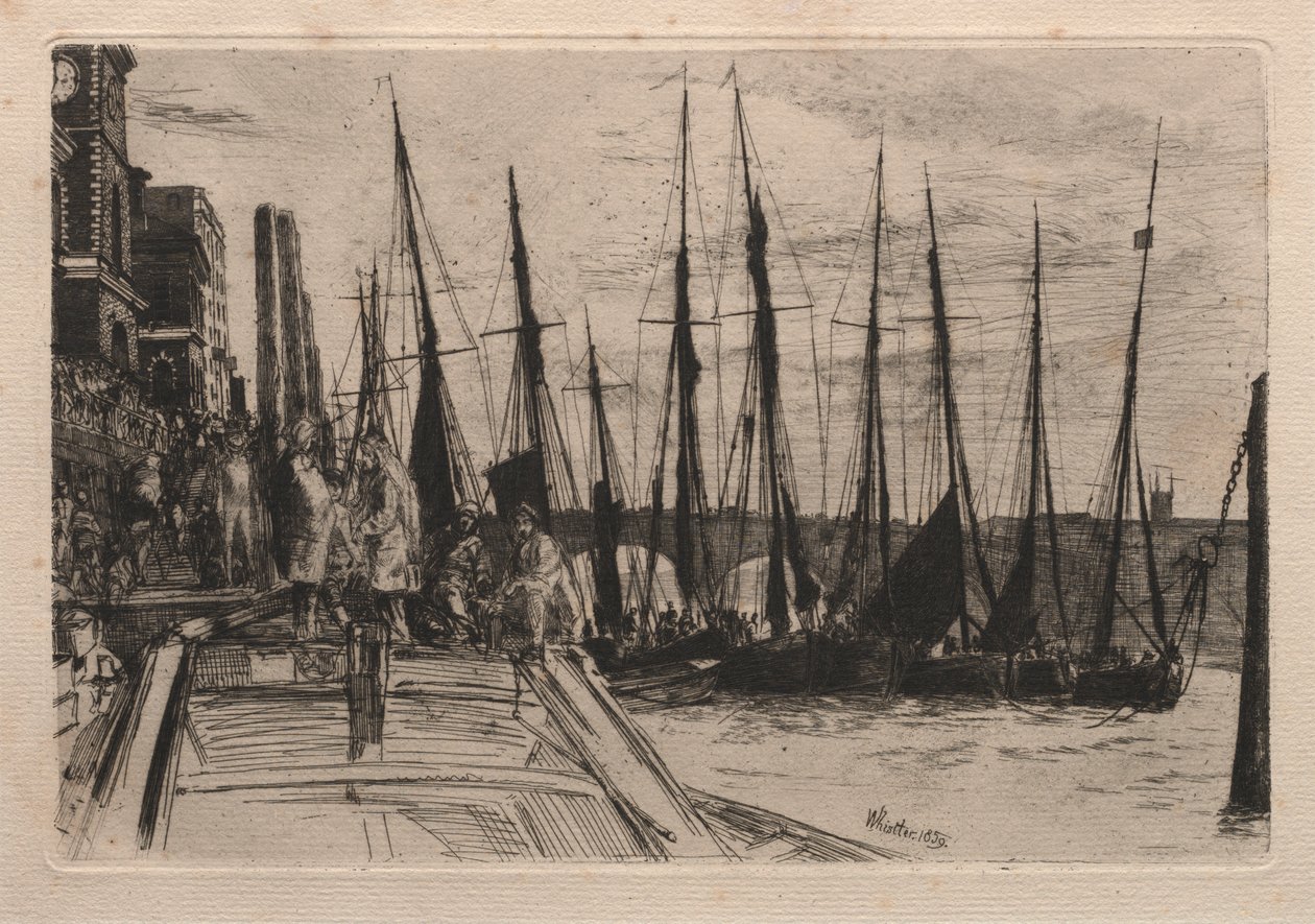 Billingsgate, 1859 da James Abbott McNeill Whistler