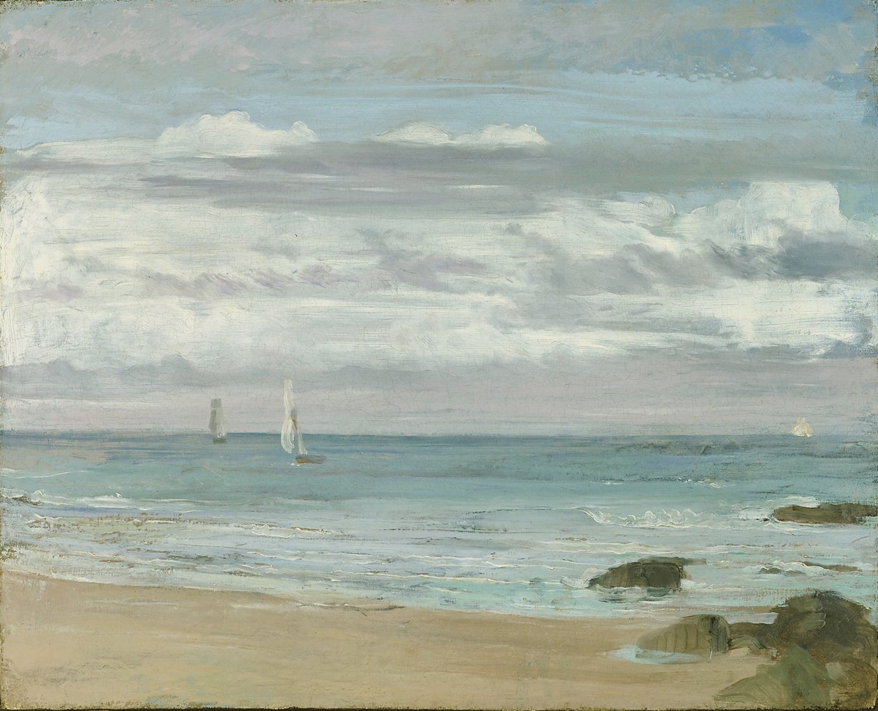 Blu e argento: Trouville, c.1865 da James Abbott McNeill Whistler