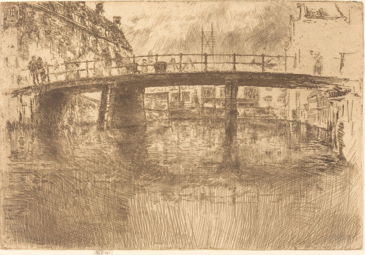 Ponte, Amsterdam, 1889 da James Abbott McNeill Whistler