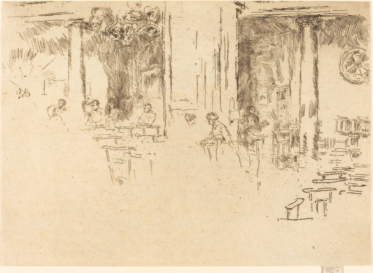 Chiesa, Bruxelles, 1887 da James Abbott McNeill Whistler