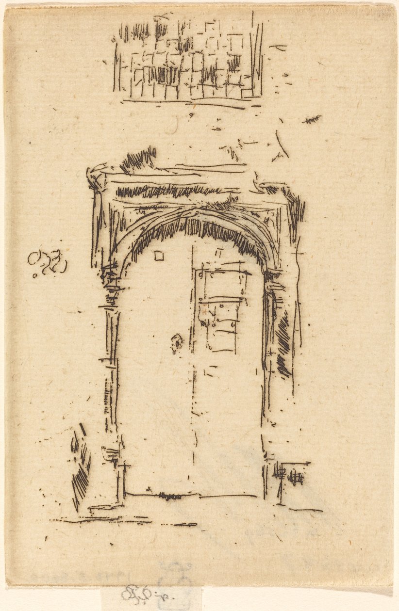 Porta della Chiesa, Edgemere da James Abbott McNeill Whistler