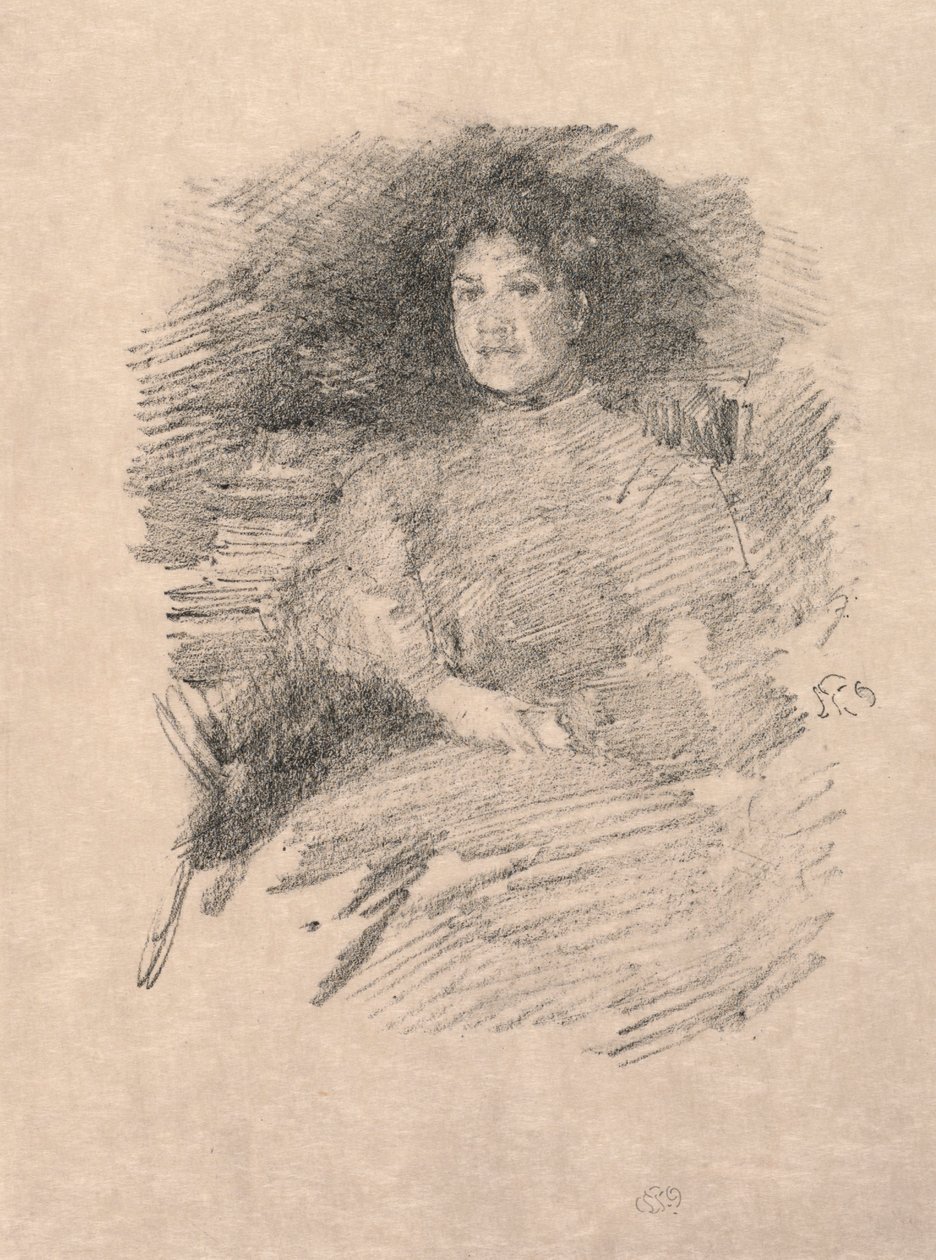 Alla luce del fuoco Mrs. Pennell da James Abbott McNeill Whistler