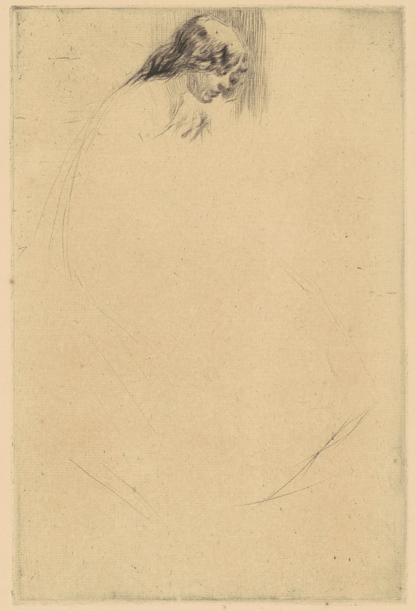 La testa piegata di Jo, 1861 da James Abbott McNeill Whistler