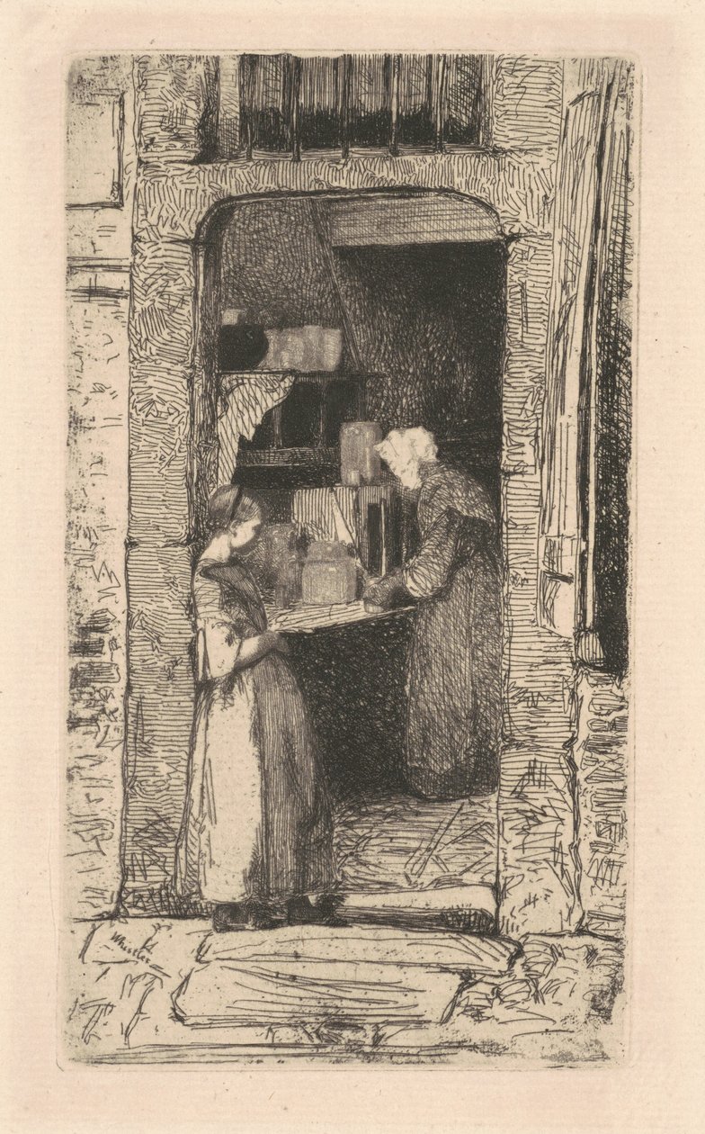 La venditrice di senape, 1858 da James Abbott McNeill Whistler