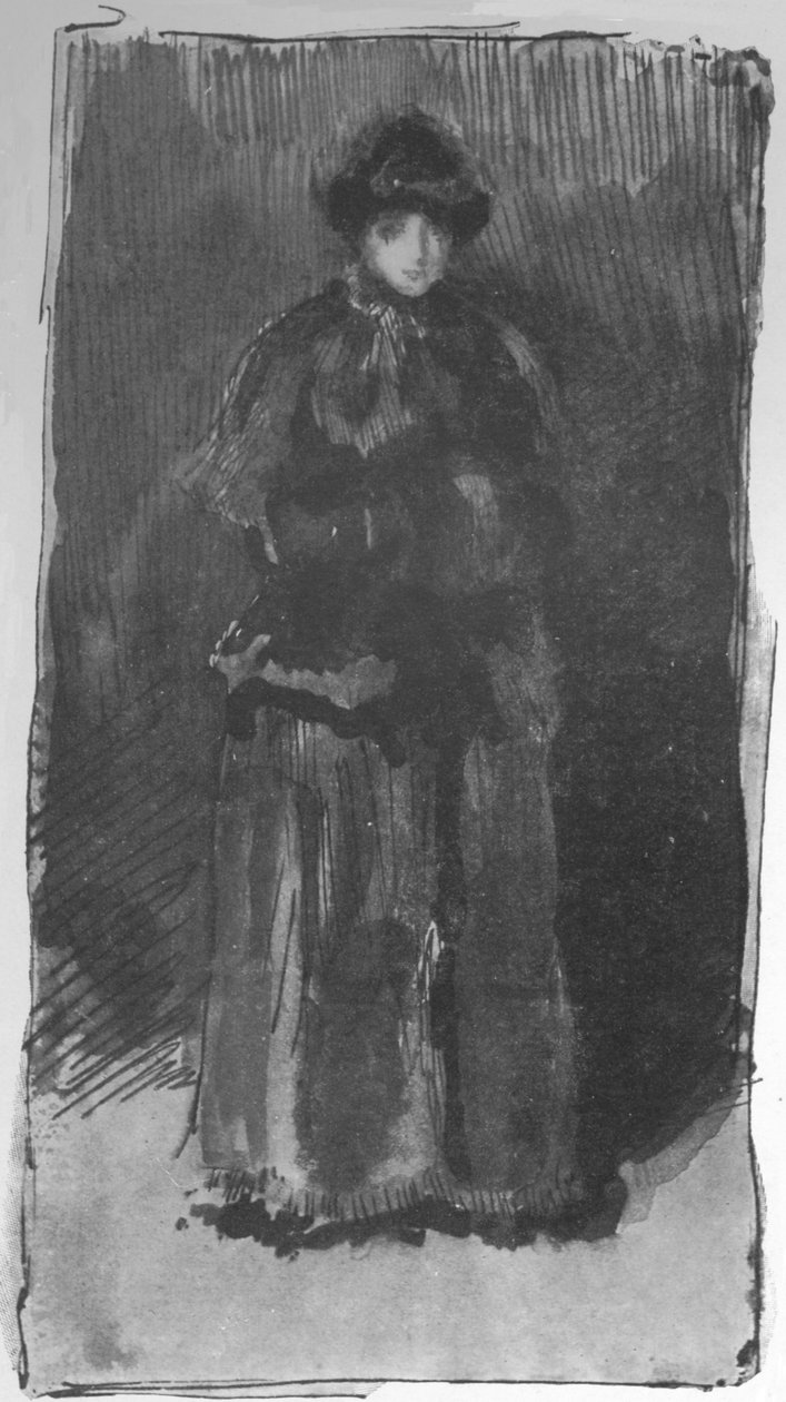 Lady Meux, c1882, 1904 da James Abbott McNeill Whistler
