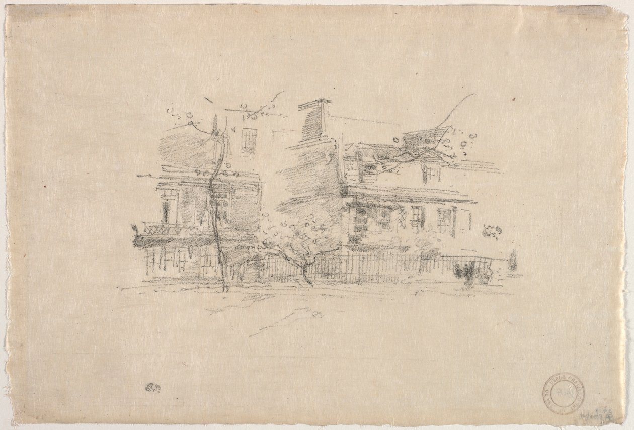 Lindsay Row, Chelsea, 1888 da James Abbott McNeill Whistler