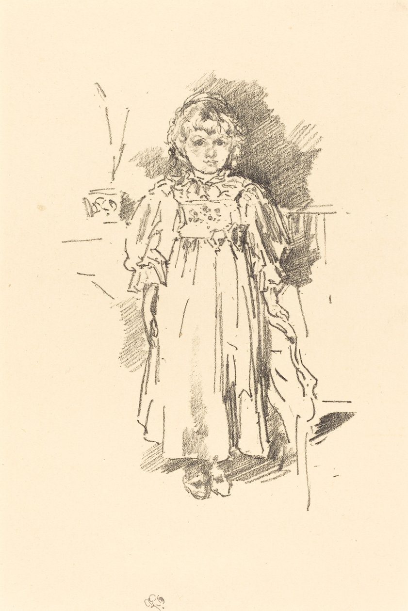 Piccola Evelyn, 1896 da James Abbott McNeill Whistler