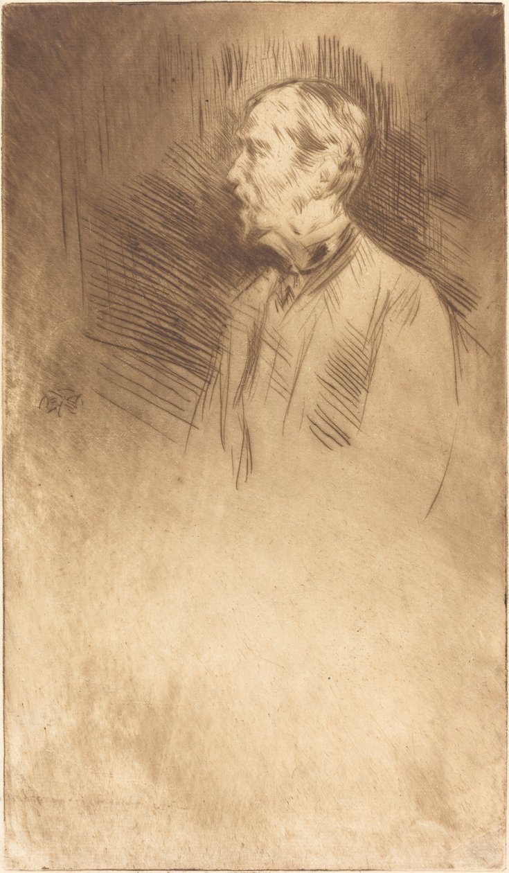 Lord Wolseley, c. 1877 da James Abbott McNeill Whistler