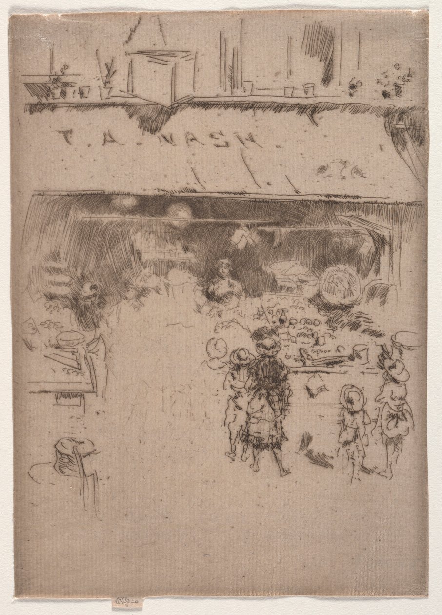 Il negozio di frutta di Nash da James Abbott McNeill Whistler