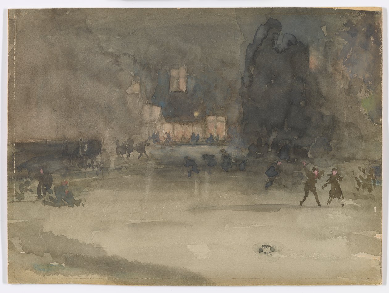 Notturno: Amsterdam in inverno da James Abbott McNeill Whistler