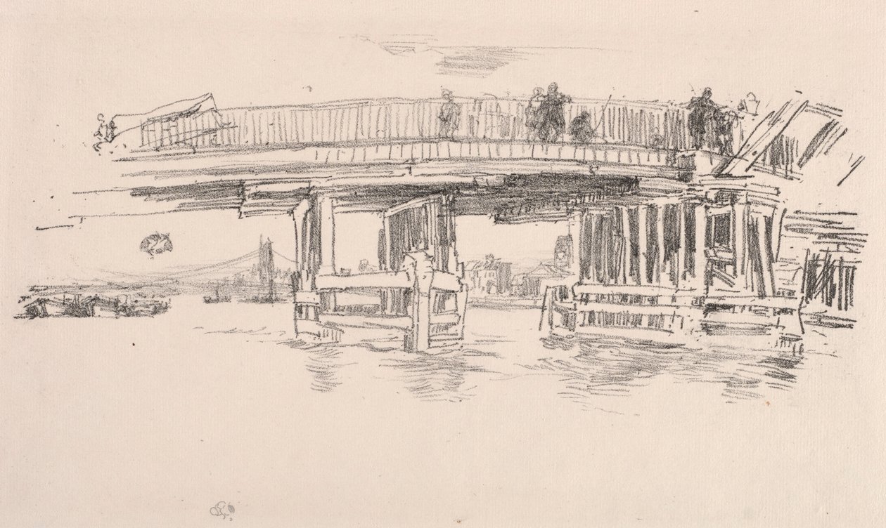 Vecchio Ponte di Battersea, 1879 da James Abbott McNeill Whistler