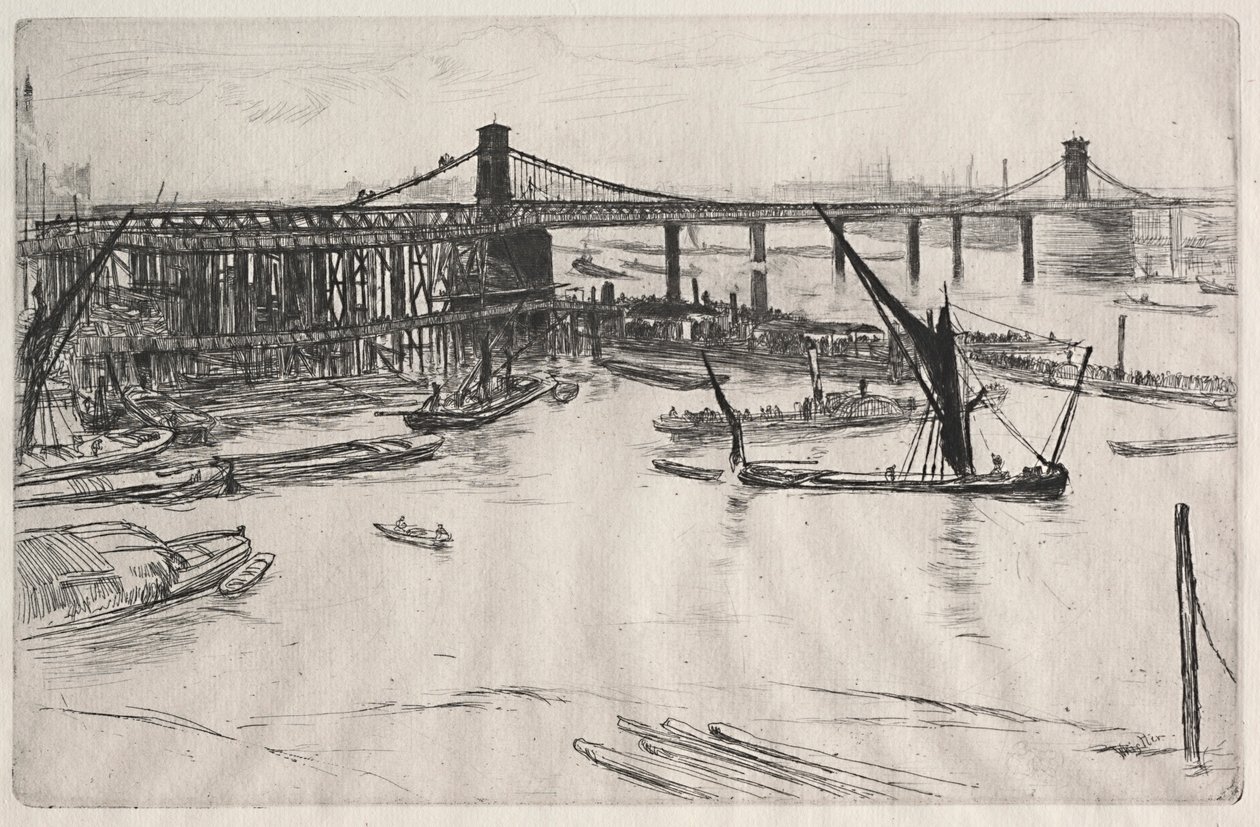 Vecchio Ponte di Hungerford da James Abbott McNeill Whistler