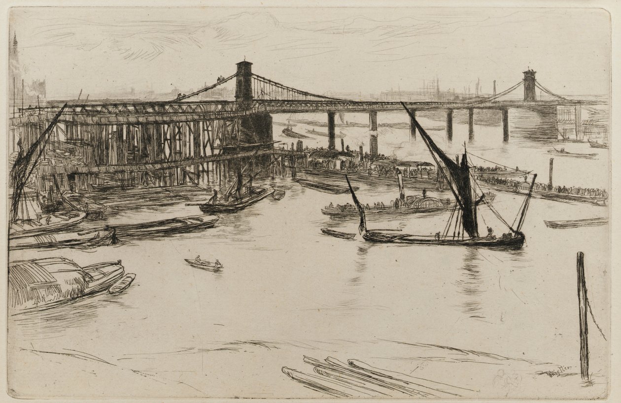 Vecchio Ponte di Hungerford da James Abbott McNeill Whistler