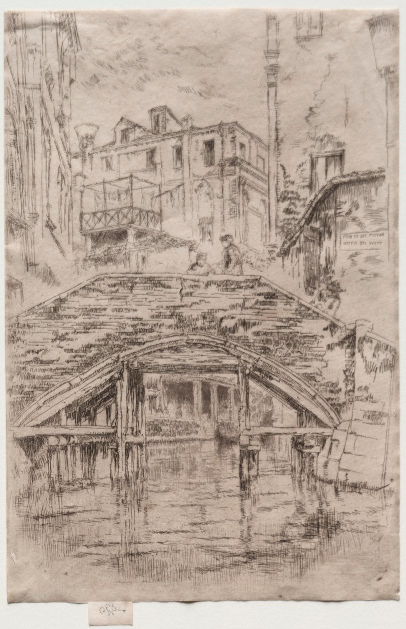 Ponte del Piovan, 1886 da James Abbott McNeill Whistler