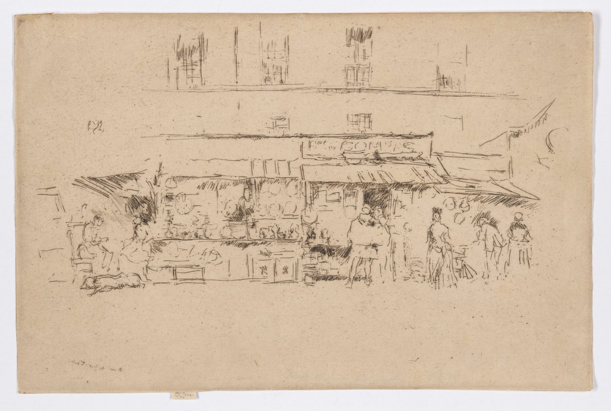 Quai de Montebello da James Abbott McNeill Whistler