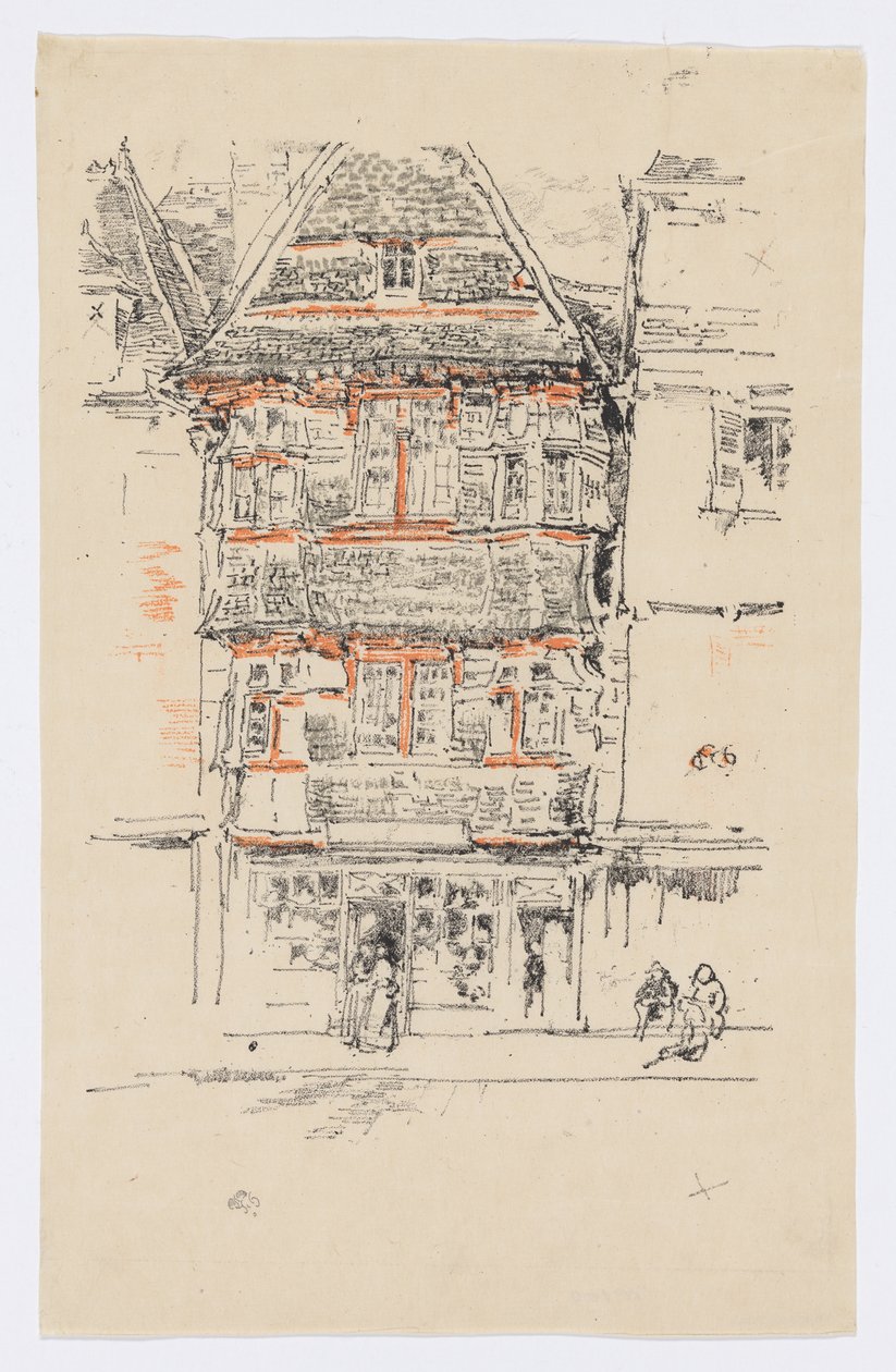 Casa Rossa, Paimpol da James Abbott McNeill Whistler