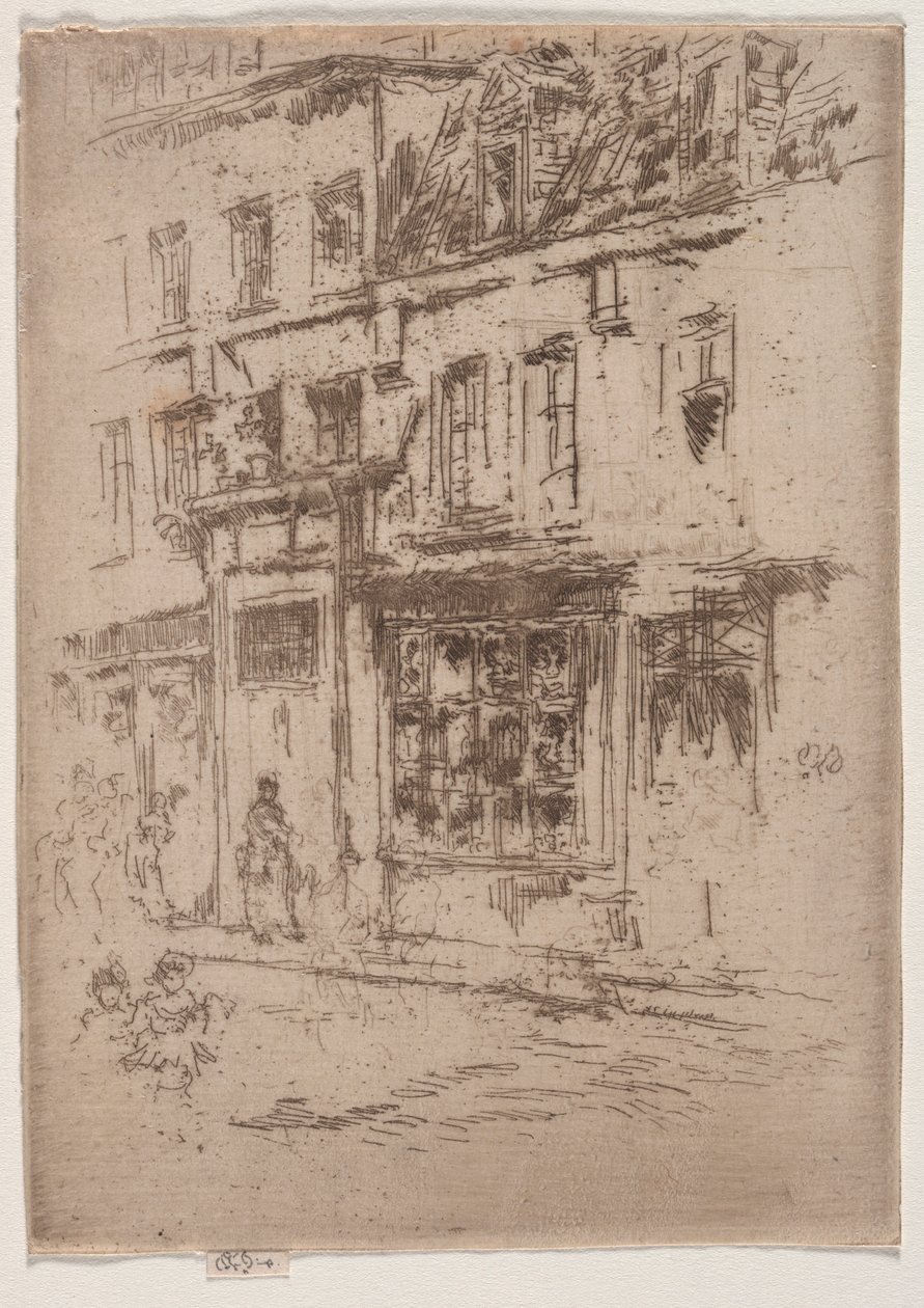 Rue du Buerre, Bruxelles da James Abbott McNeill Whistler