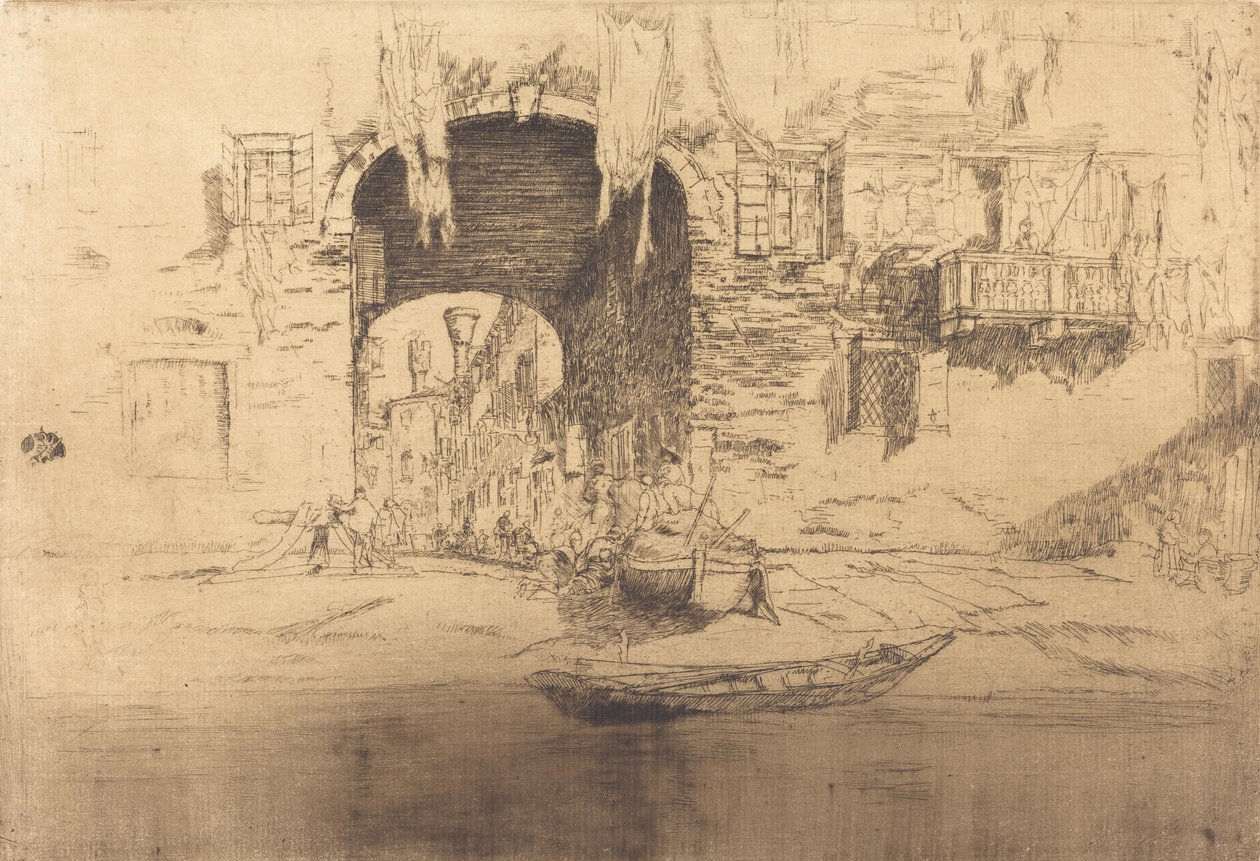 San Biagio, 1879-1880 da James Abbott McNeill Whistler