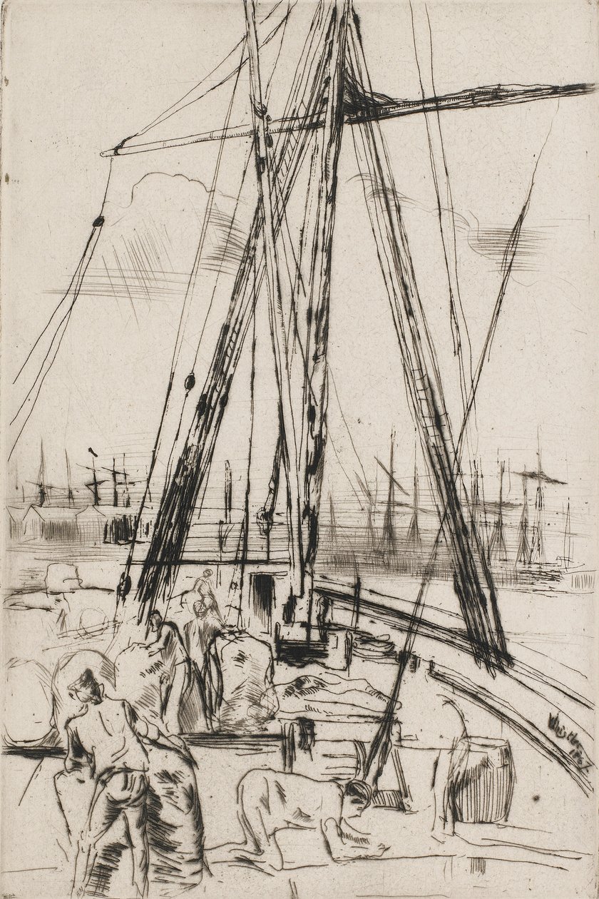 Navigazione a Liverpool, 1867 da James Abbott McNeill Whistler