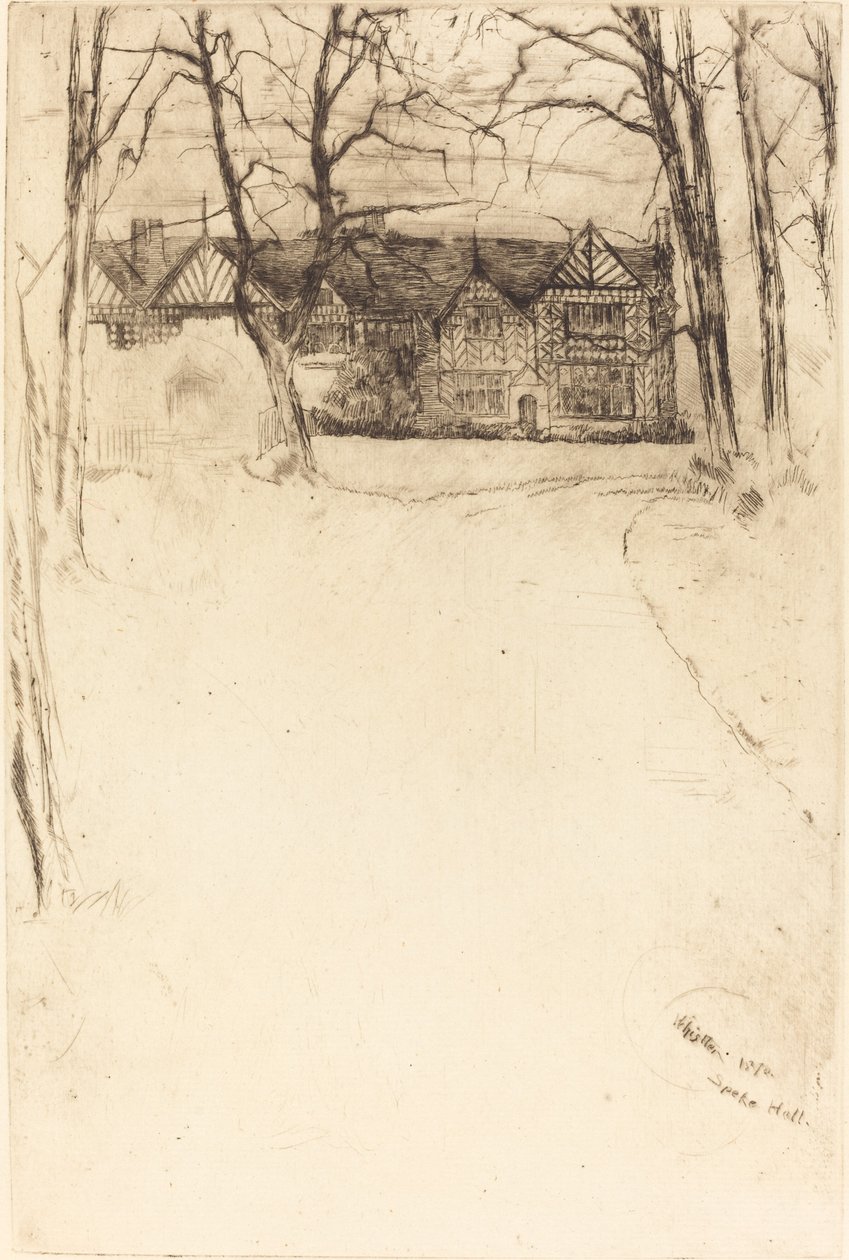 Speke Hall, No.1, 1870 da James Abbott McNeill Whistler