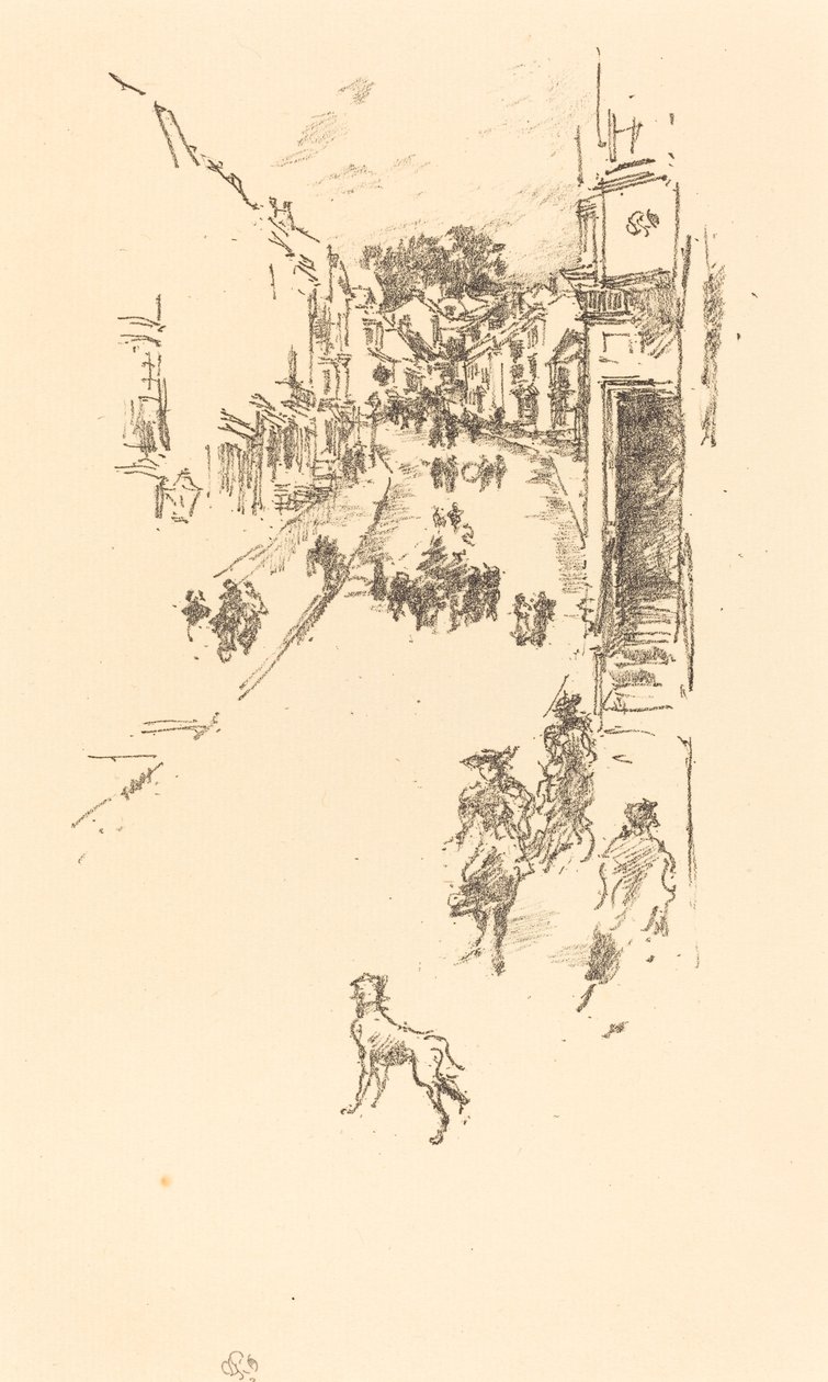 Domenica, Lyme Regis, 1895 da James Abbott McNeill Whistler
