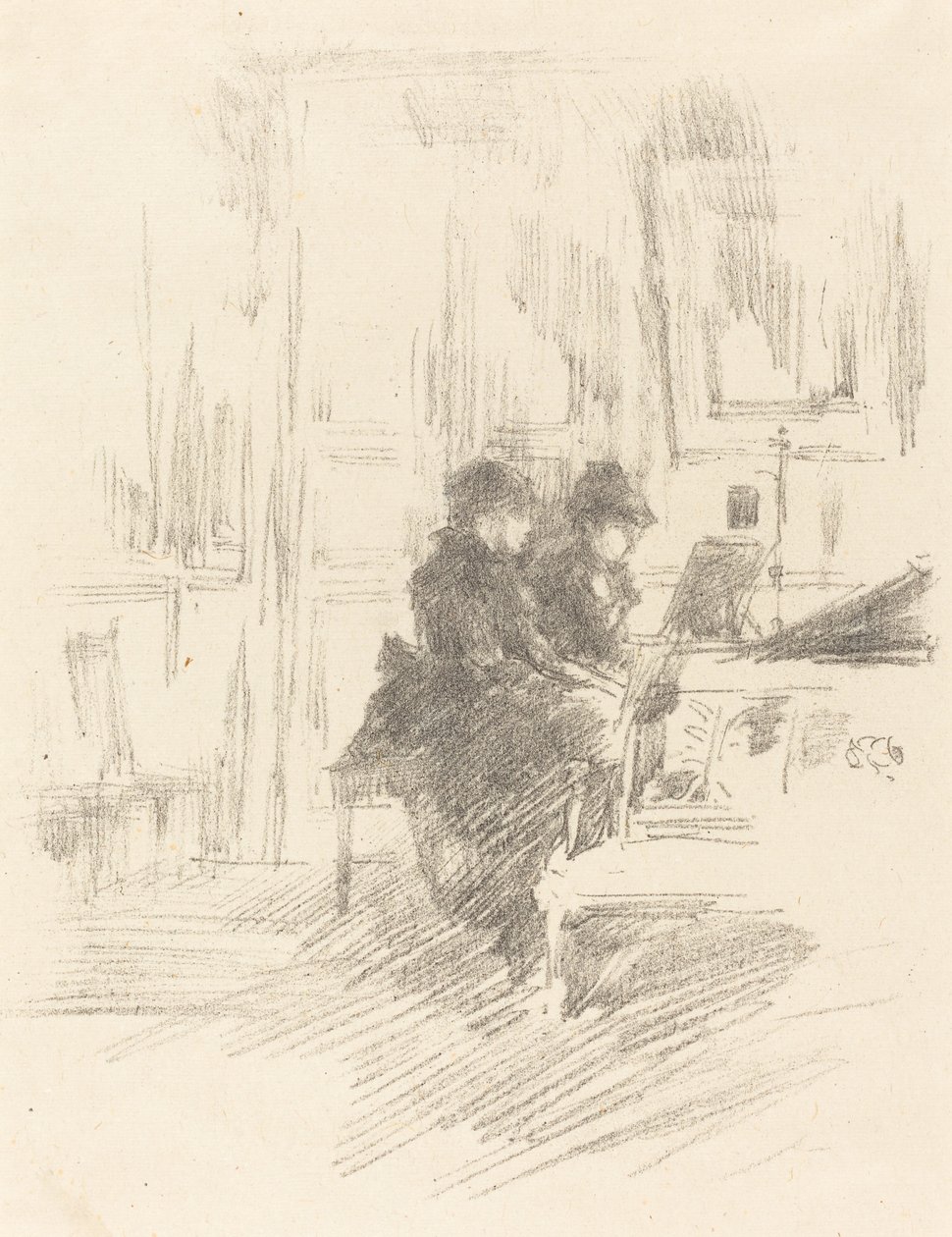 Il Duetto, n. 2, 1894 da James Abbott McNeill Whistler