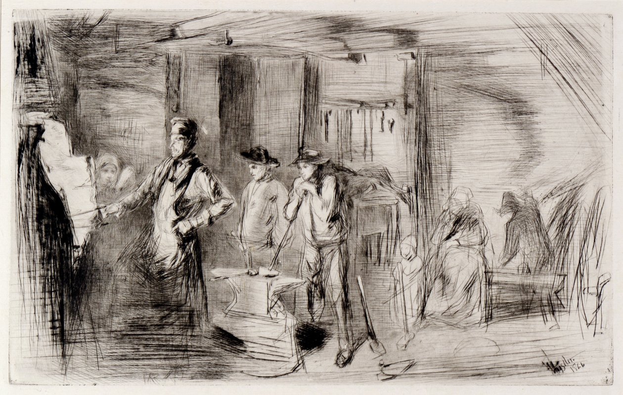 La fucina da James Abbott McNeill Whistler