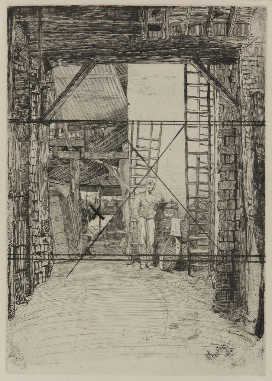 Il calcinatore, 1859 da James Abbott McNeill Whistler