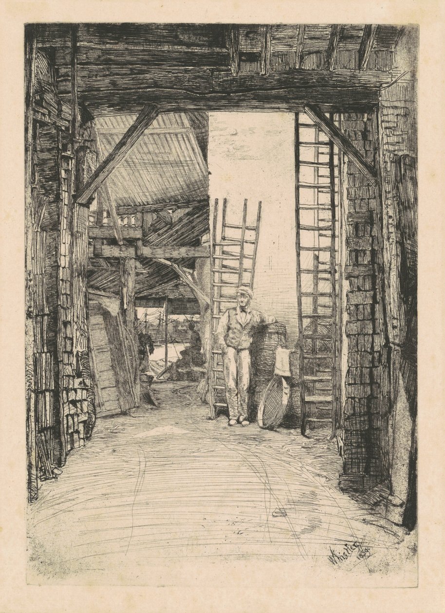 Il calcinatore, 1859 da James Abbott McNeill Whistler