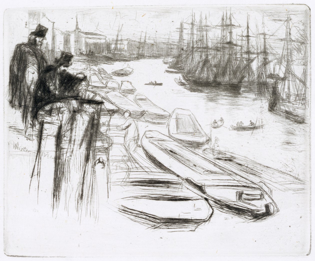 La Piccola Pozza, No.1 da James Abbott McNeill Whistler