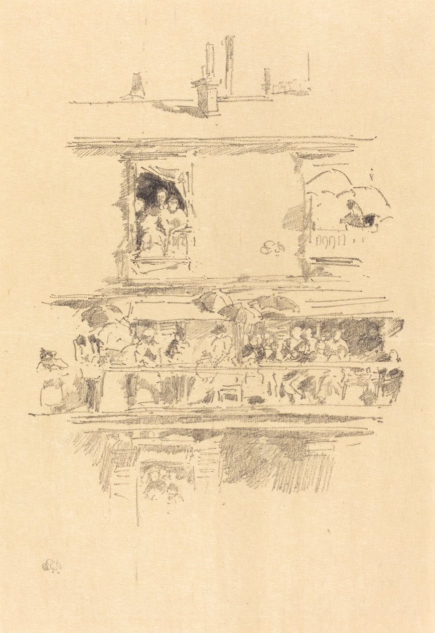 Il Lungo Balcone da James Abbott McNeill Whistler