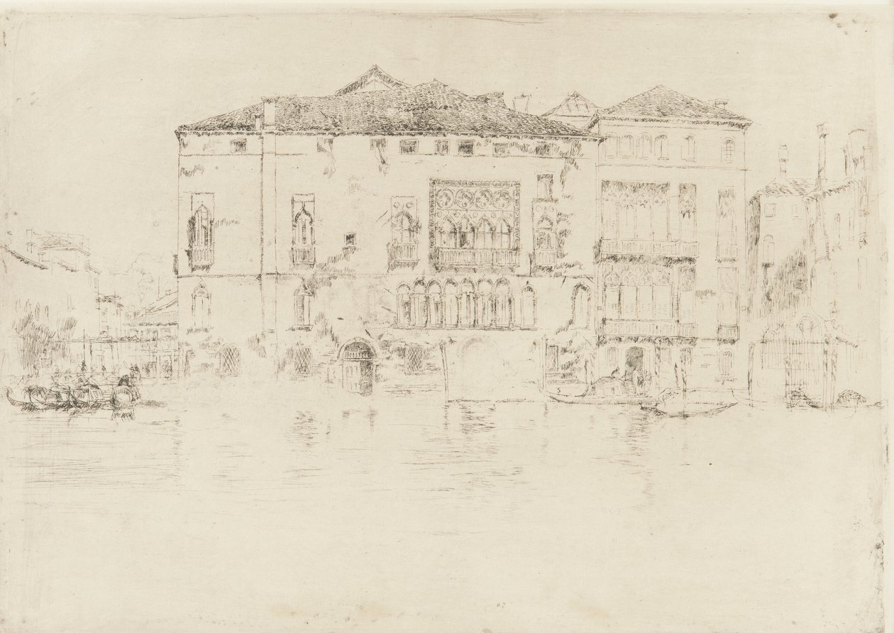 I palazzi, 1879-1880 da James Abbott McNeill Whistler