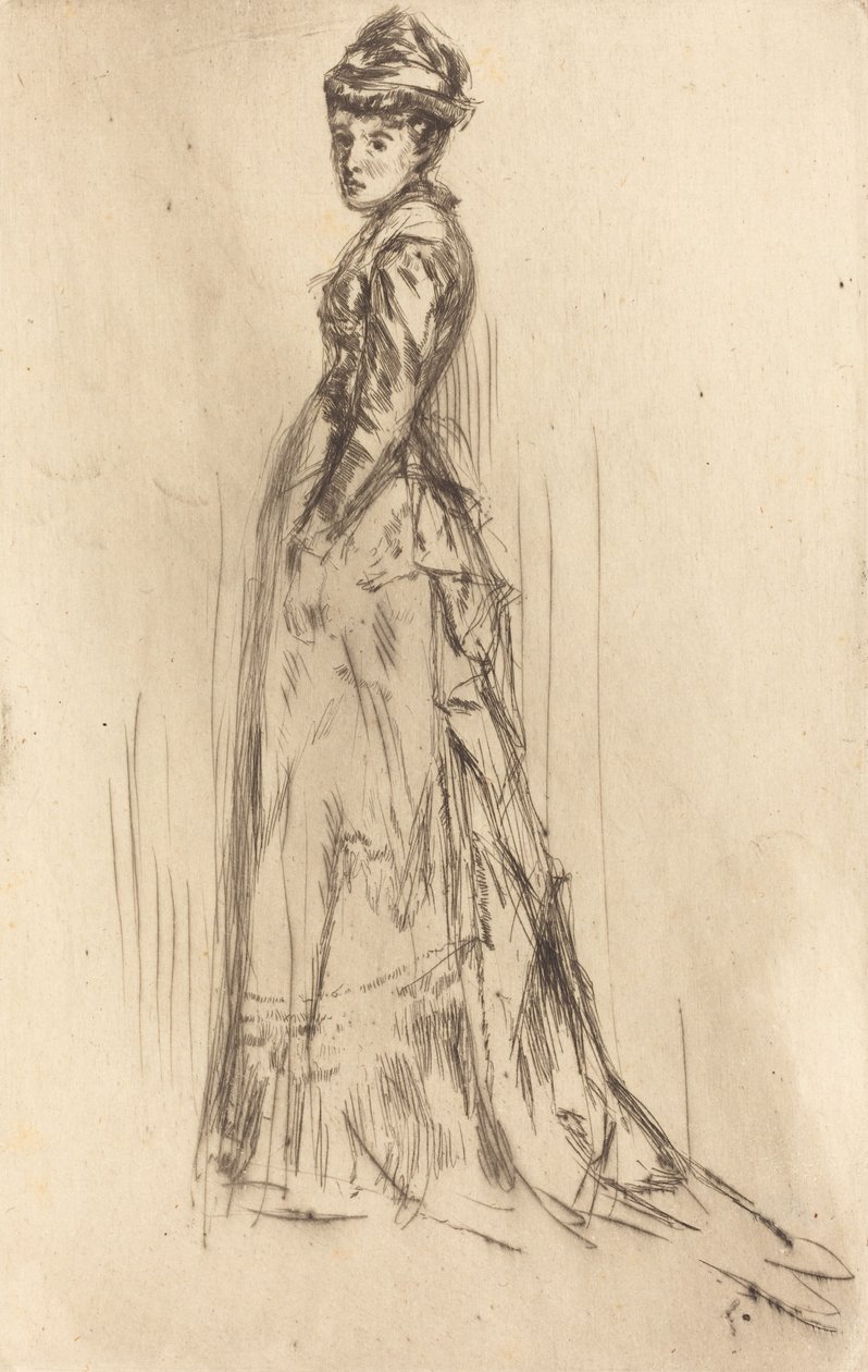 Il vestito di seta, circa 1873 da James Abbott McNeill Whistler