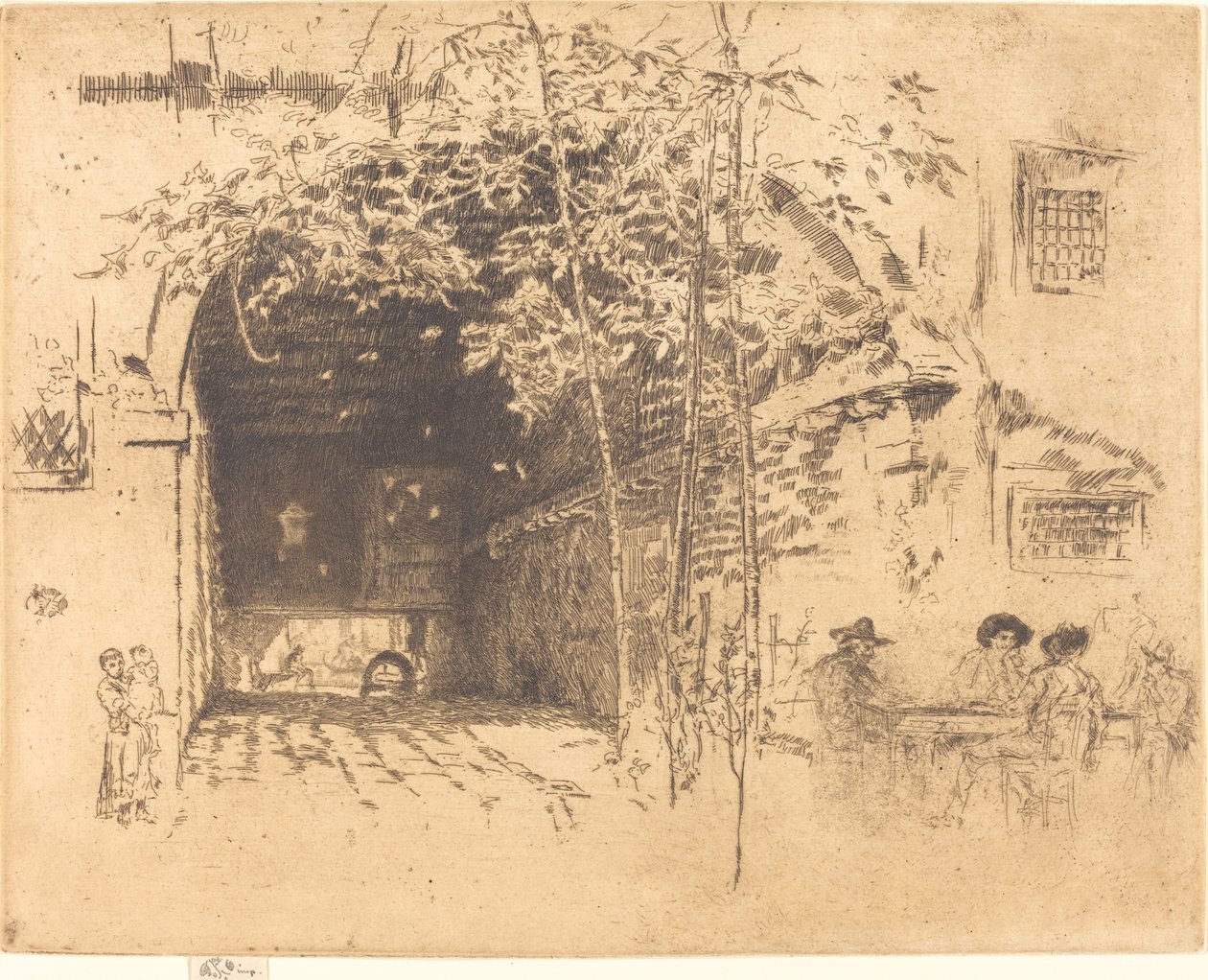 Il Traghetto, No.II, 1880 da James Abbott McNeill Whistler
