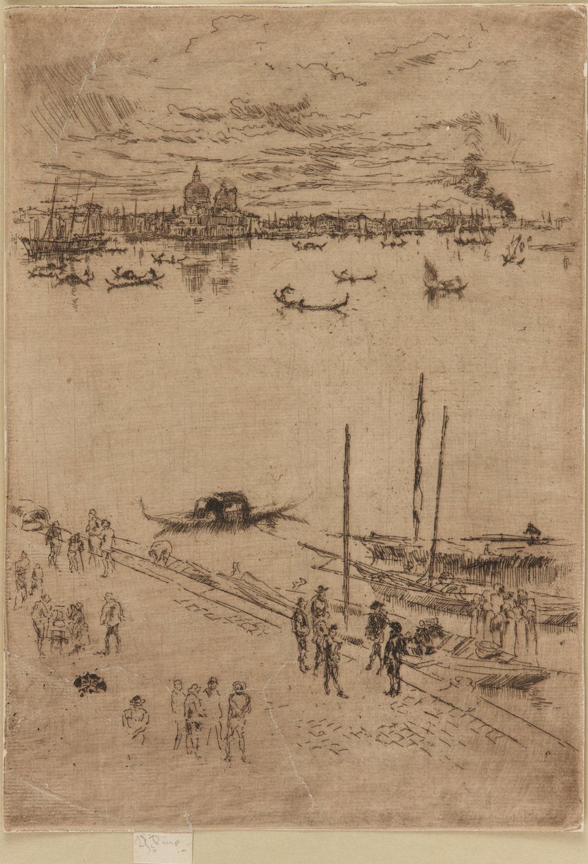 Venezia verticale, 1879-1880 da James Abbott McNeill Whistler