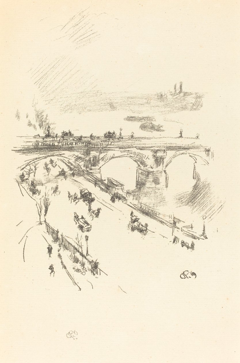 Ponte di Waterloo da James Abbott McNeill Whistler