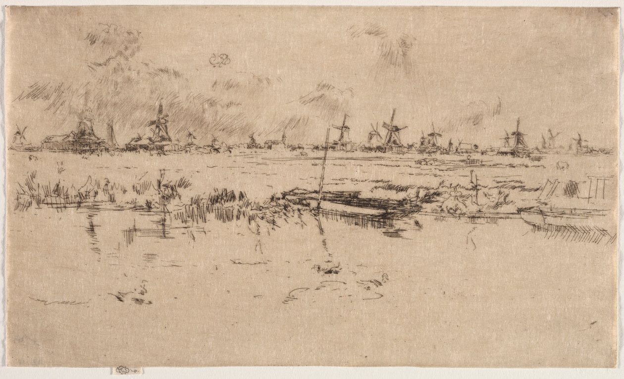 Zaandam da James Abbott McNeill Whistler