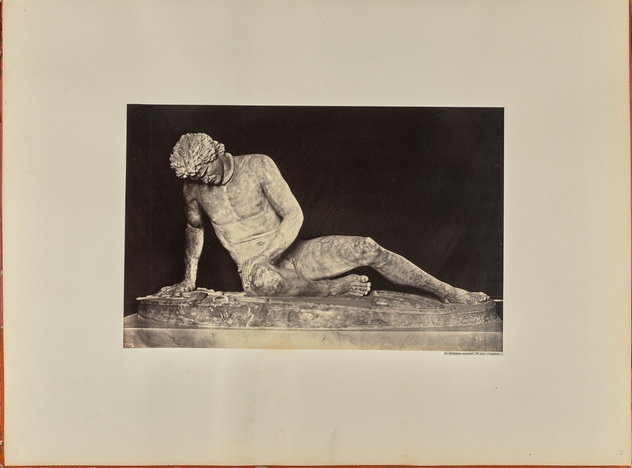 Il Gladiatore morente, vista frontale (Campidoglio) da James Anderson