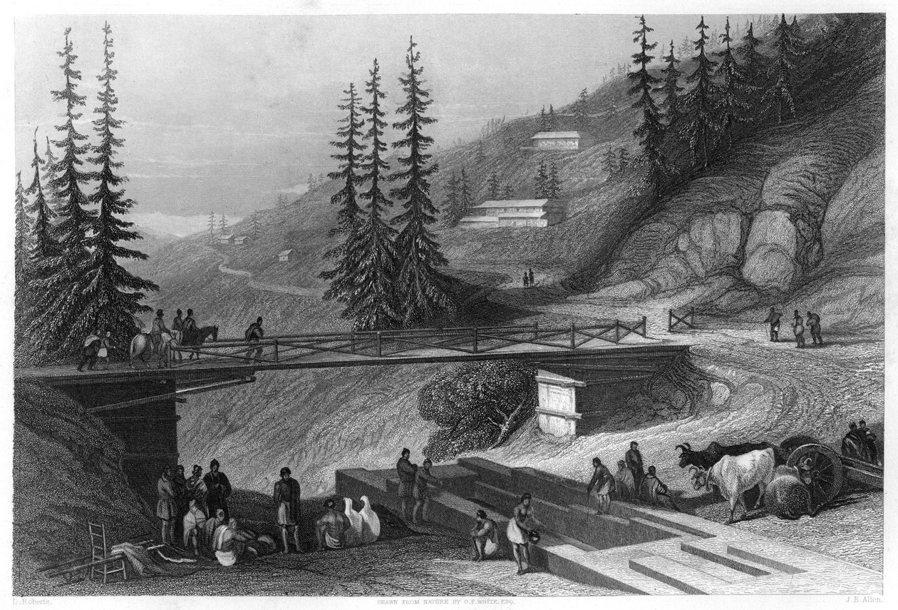 Simla, India, c1860 da James B. Allen