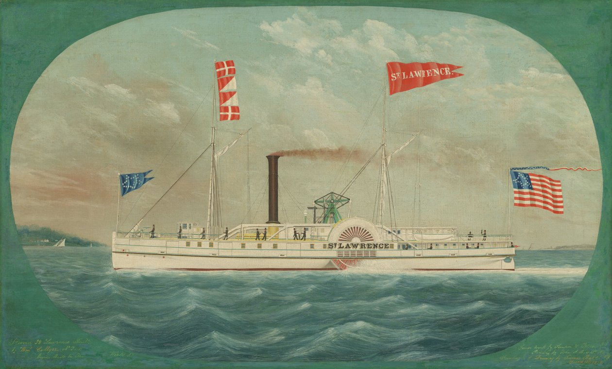 Vapore "St. Lawrence" da James Bard