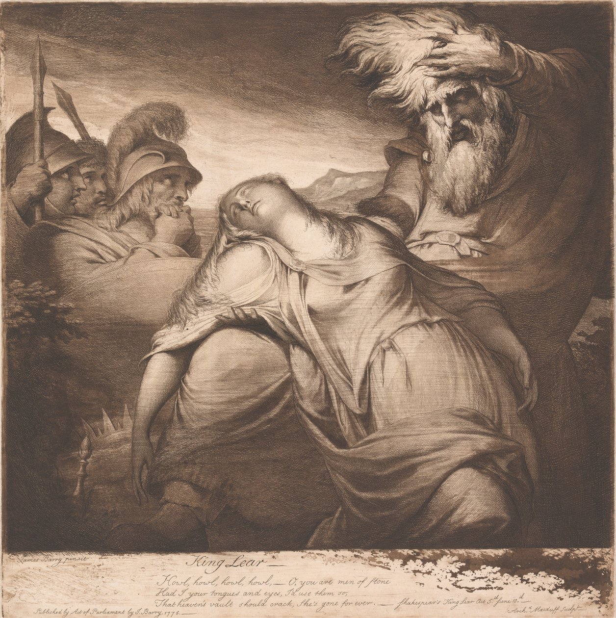 Re Lear e Cordelia da James Barry
